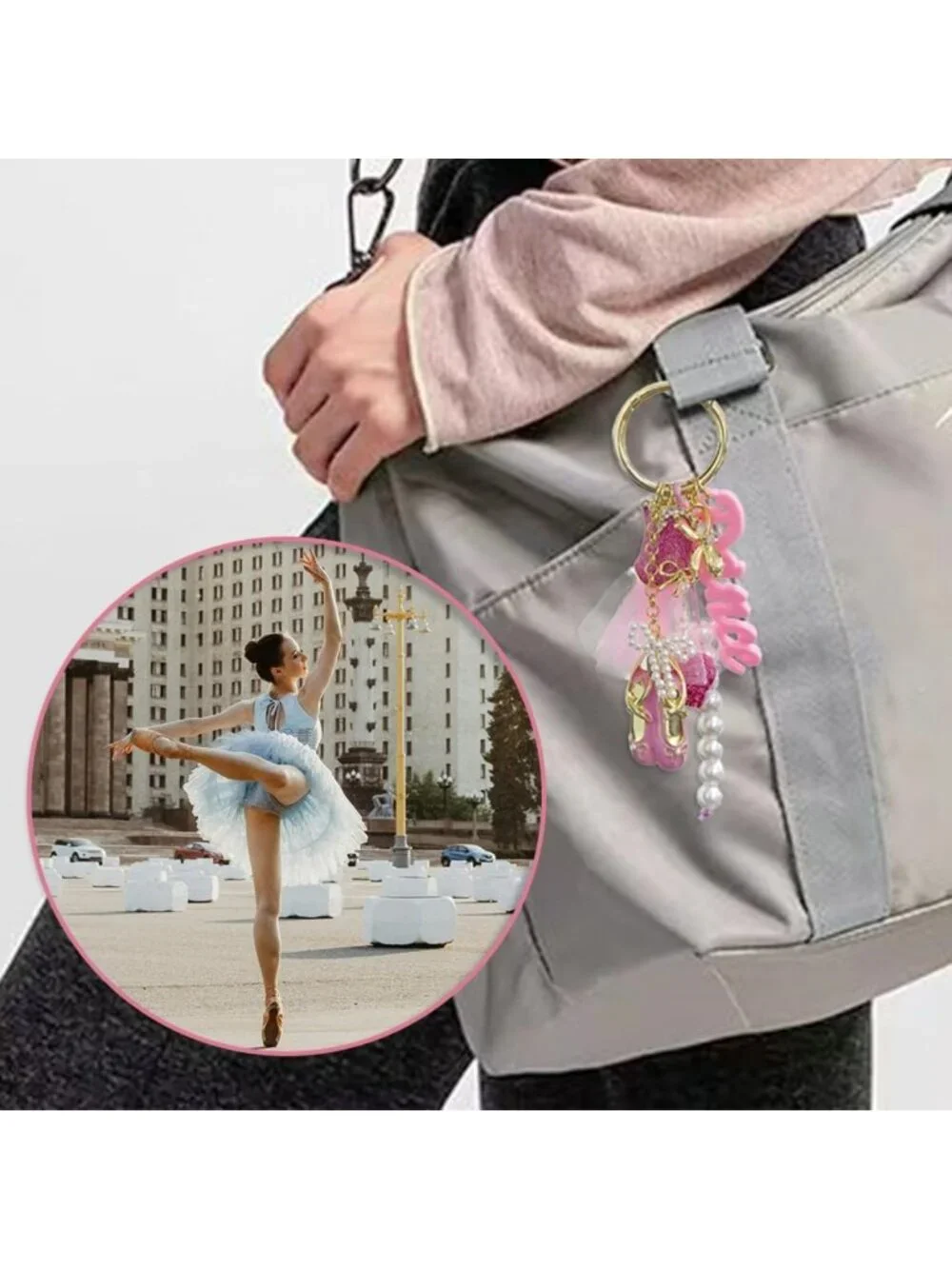 Cute Sport Bag Charms for Women | Football, Basketball, Ballet Keychains & Good